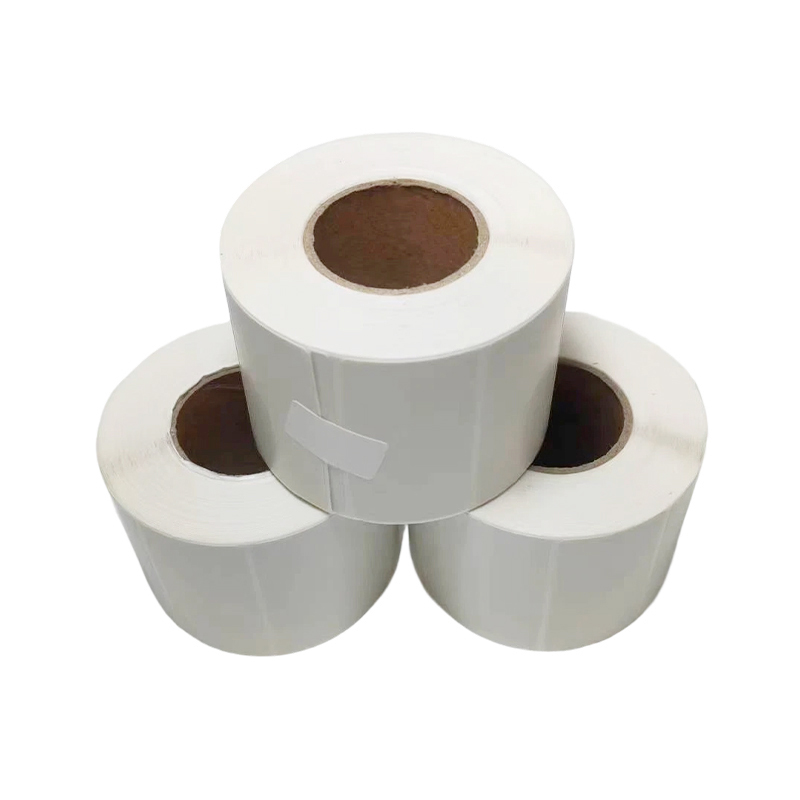 Coated Paper Self-Adhesive Label Paper 150 100 90 70 60 40 30 Coated Paper Barcode Label Printing Paper